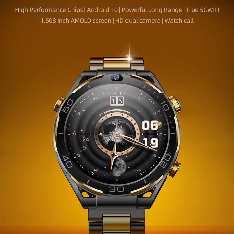 2024 Best selling 4G SIM Card 128GB Smart Watch men Android 10 Camera Wifi GPS Google Play video Call Music Fitness Smartwatch