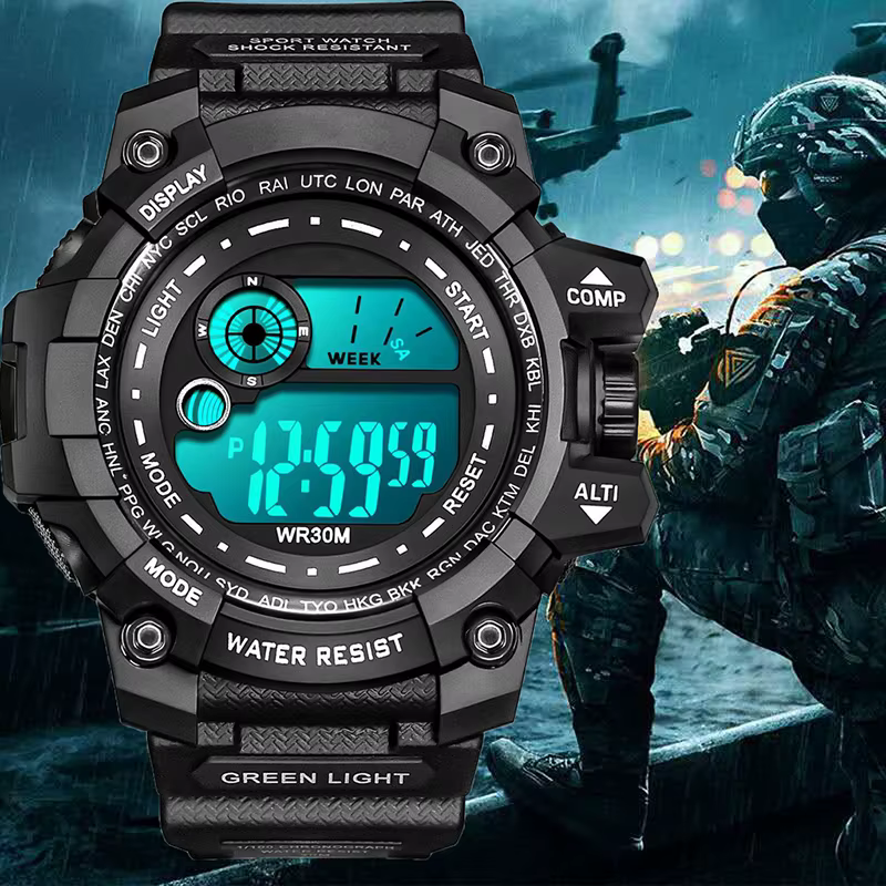 Men's LED Digital Watches Luminous Fashion Sport Waterproof Watches For Man Kids Teen Date Army Military Clock Relogio Masculino