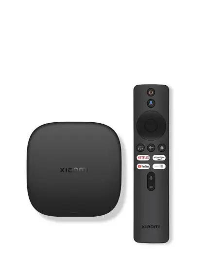 Xiaomi TV Box S 3rd Gen - 4K UHD, Google TV, 32GB Memory, Dolby Vision & Atmos, WiFi 6, HDMI 2.1, Fast Streaming, Compact and Powerful black