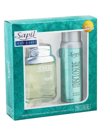 sapil Disclosure Gift Set Disclosure EDT (100 ml), Disclosure Deodorant (150 ml)
