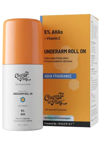 Chemist at Play UnderArm Roll On (Lactic & Mandelic Acid) 40ml