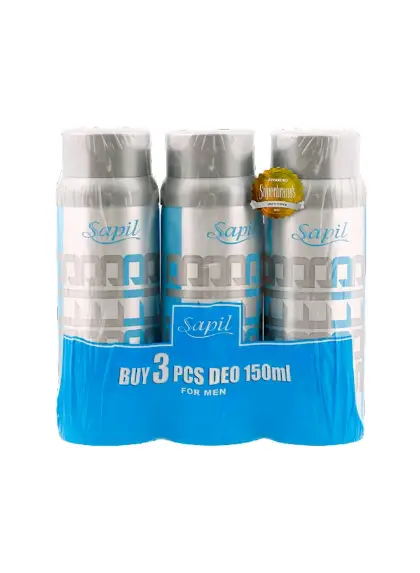sapil Solid Gift Set Solid EDT (100 ml), 2 x Solid Deodorant (150 ml)
