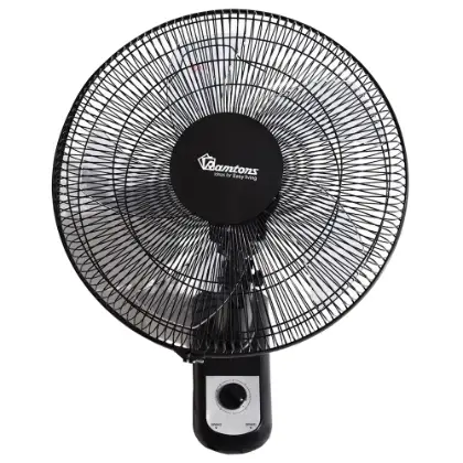 BLACK, WALL FAN 16" , 3 SPEED, WITHOUT REMOTE - RM/683