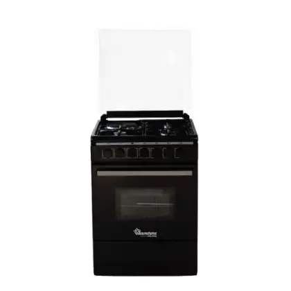 3G+1E 60X60 BLACK COOKER - RC/686