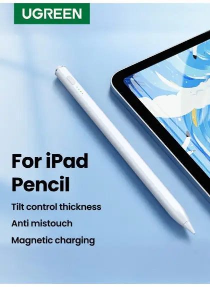 Stylus Pen for iPad with USB-C Fast Charge, Tilt Sensitivity, LED Power Display Active Pencil, Universal iPad Stylus Pencil Compatible with iPad 2018-