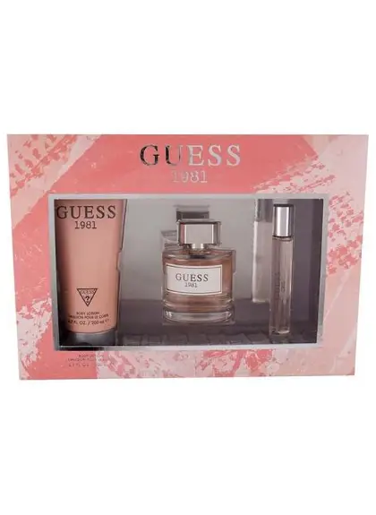 GUESS 1981 Gift Set EDT 100ml, Body Lotion 200ml, Travel Spray 15ml