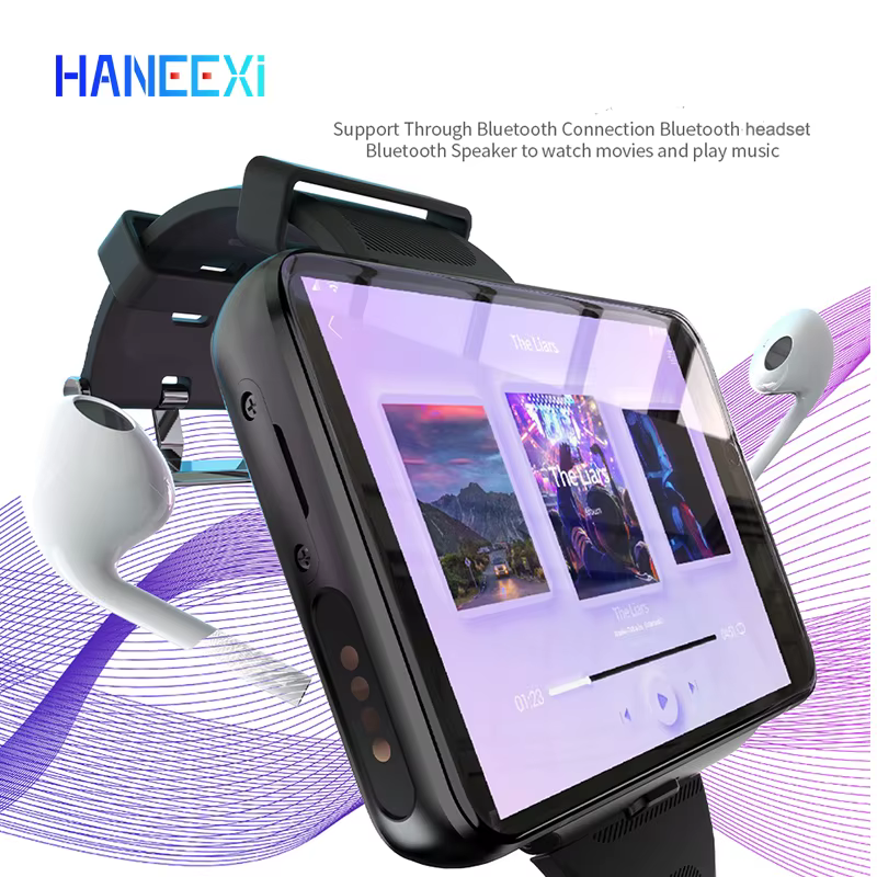 best selling big Screen 4G global sim card Smart Watch Men connect with bluetooth headset lisen music Watch Phone WIFI gps watch image 1