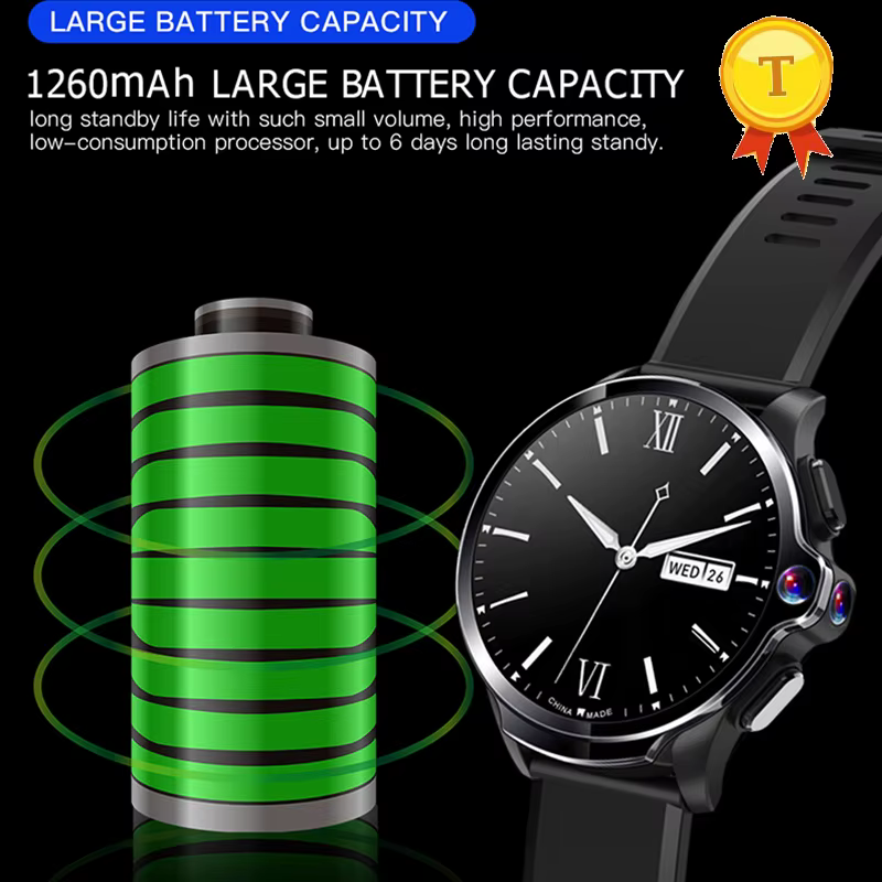 best sell 4G Smart Watch phone man woman 3GB 32GB Dual Camera GPS/GLONASS Android Watch Phone download application for husband image 4