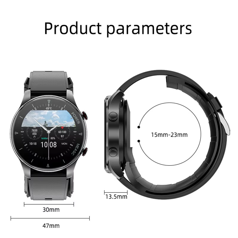 Newest Air pump type True Blood Pressure Monitoring sports men Smart Watch Fitness Tracker remote care Health BP spo2 Smartwatch image 5