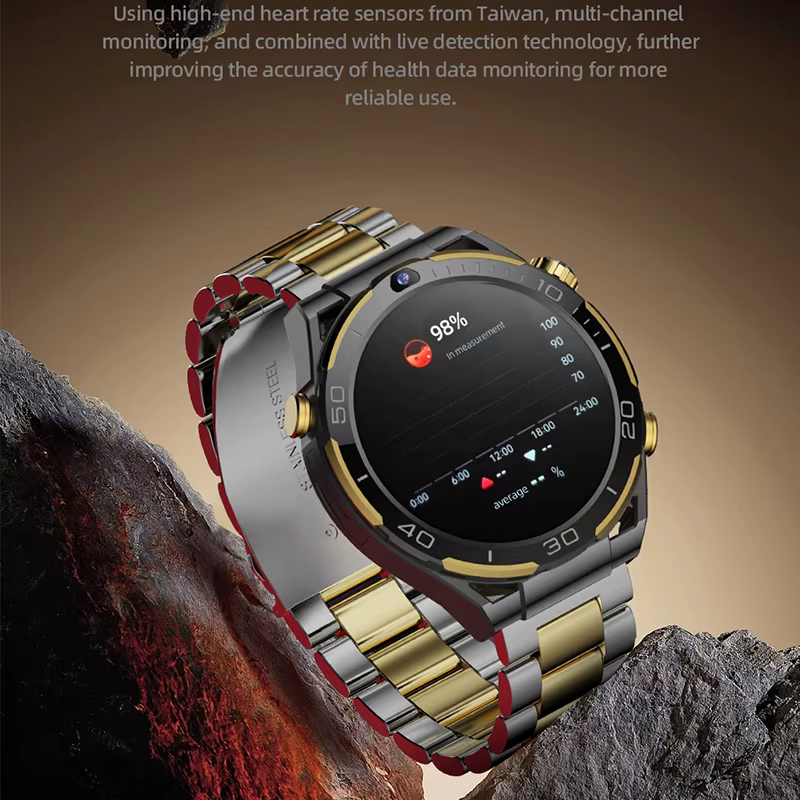 New 4G LTE Smart Watch Men 1.508" Real AMOLED Screen 6GB /128GB MTK6762 Octa Core Android 10 Smartwatch Dual Camera 5G WIFI GPS image 4