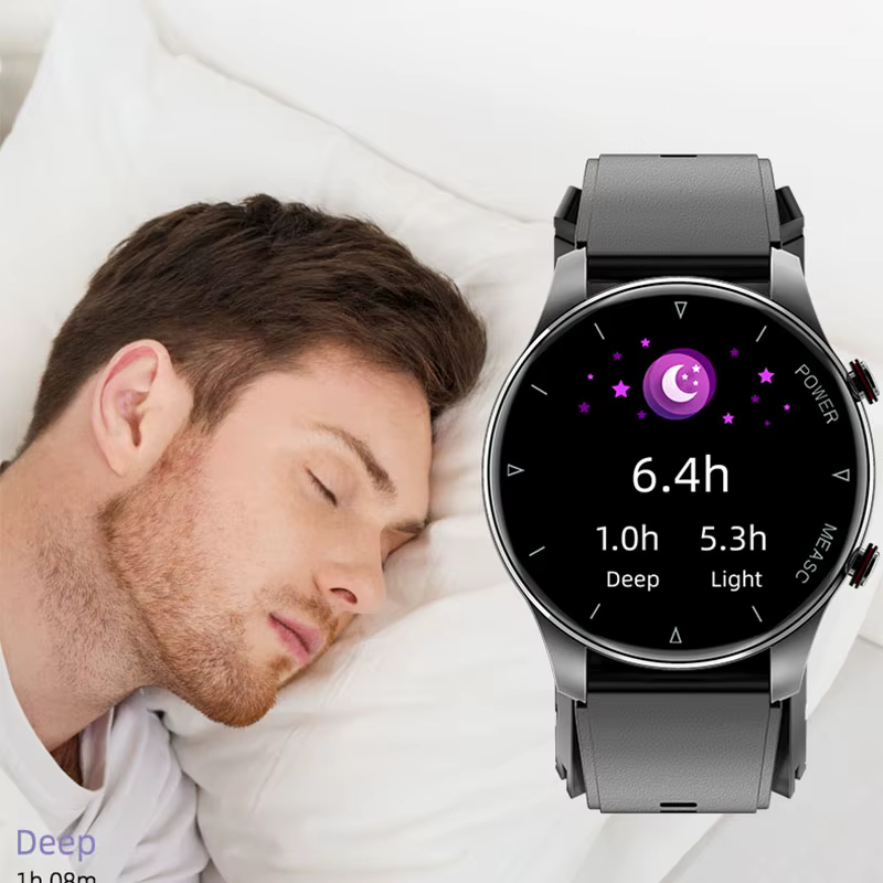 Newest Air pump type True Blood Pressure Monitoring sports men Smart Watch Fitness Tracker remote care Health BP spo2 Smartwatch image 3