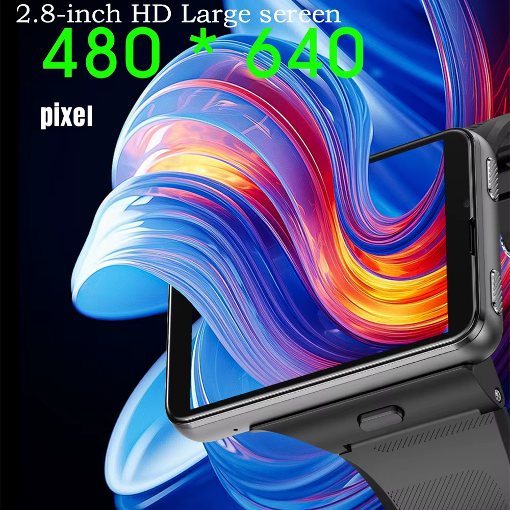 New 2.88" Men 4G Smart Watch Android 11 Smartwatch Health Clock 2MP/8MP Dual Camera 4GB RAM 64GB ROM 2300MAh GPS WIFI Compass image 4