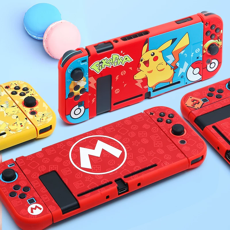 Wallenka Nintendo Switch protective cover Mario NS handle sleeve split SwitchLite silicone soft shell Lite all -in -one original cute can be inserted the bottom game machine hard shell hard shell hard shell hard shell image 4