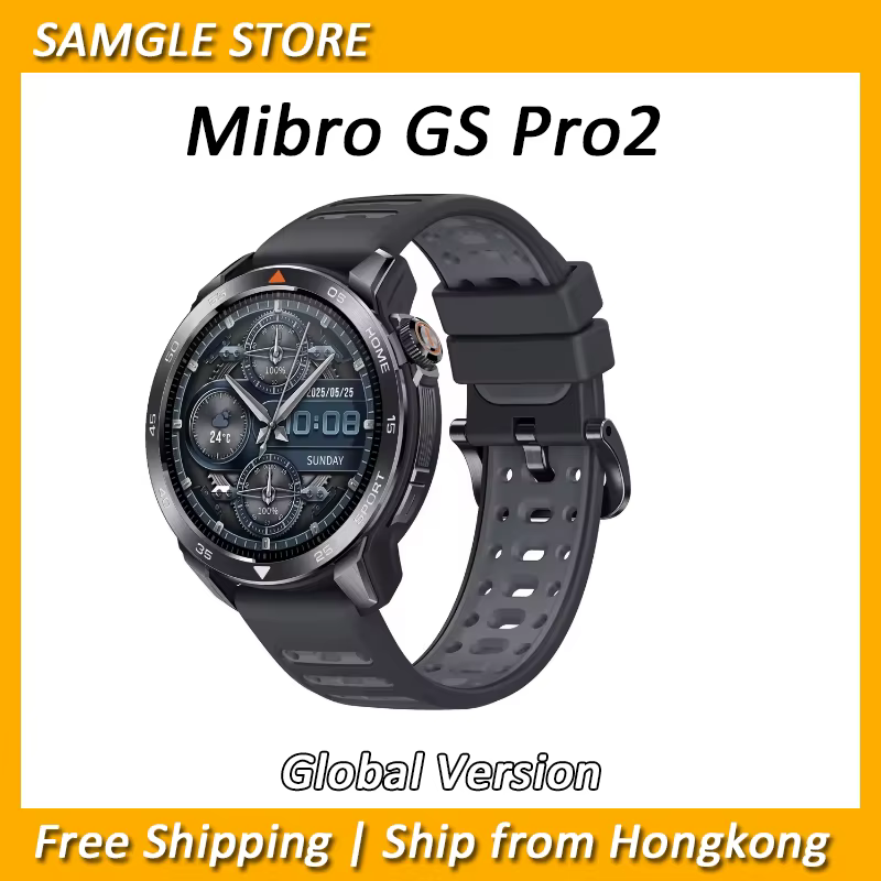 Mibro GS Pro2 Smartwatch 1.43'' AMOLED Screen 5ATM Waterproof Bluetooth Calling GPS 150 Sports Modes Smart Watch for Men Women