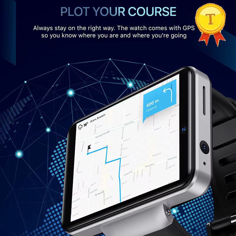 best selling 4G Smartwatch men 2.4G+5G WiFi bluetooth Smart watch 2.41inch Touch Screen Android system 3GB+32GB Dual Camera image 6