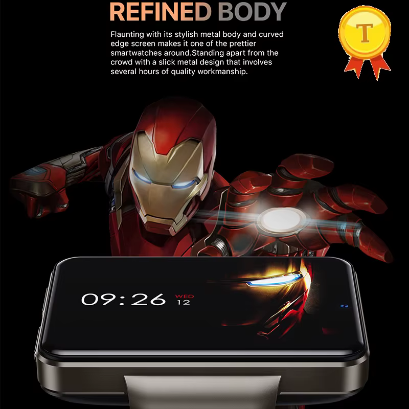 best selling 4G Smartwatch men 2.4G+5G WiFi bluetooth Smart watch 2.41inch Touch Screen Android system 3GB+32GB Dual Camera image 3