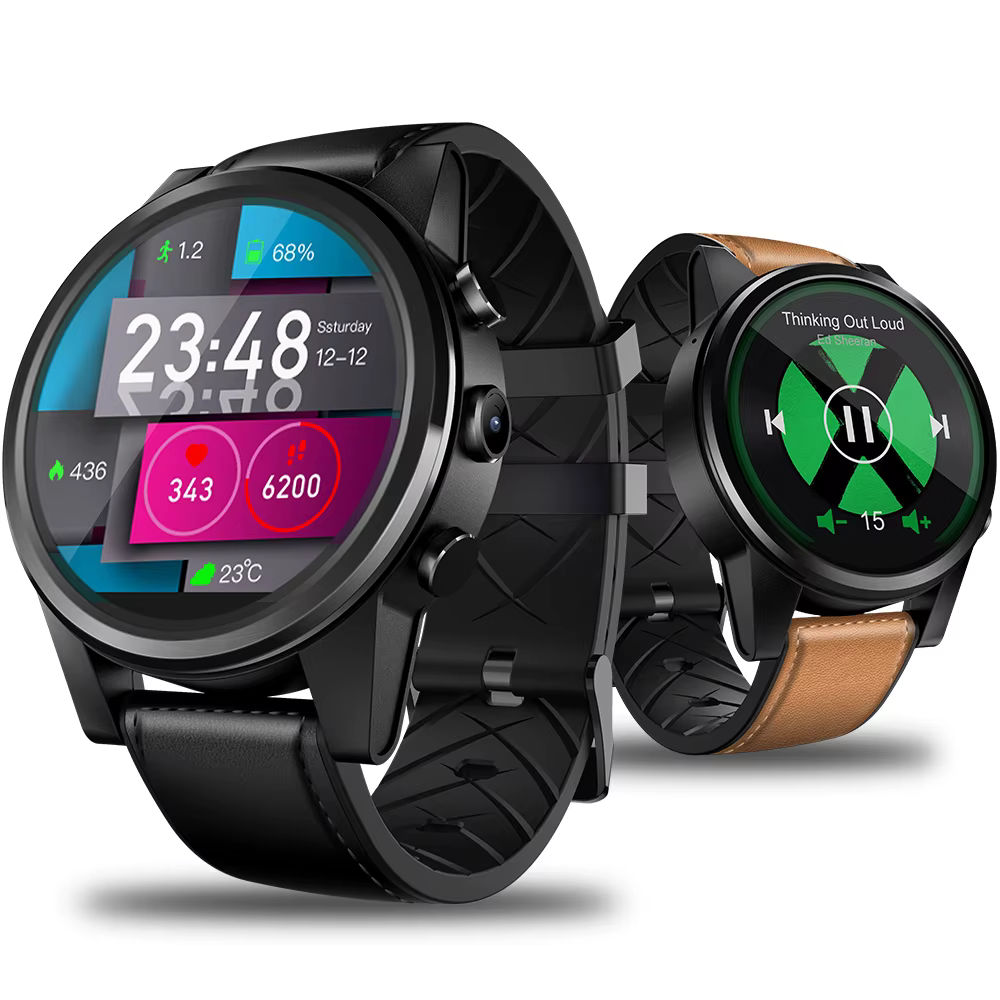 4G LTE Global version big capacity battery smart watch 1.6inch IPS Crystal display APP download woman man wrist smart watch 2019 image 2