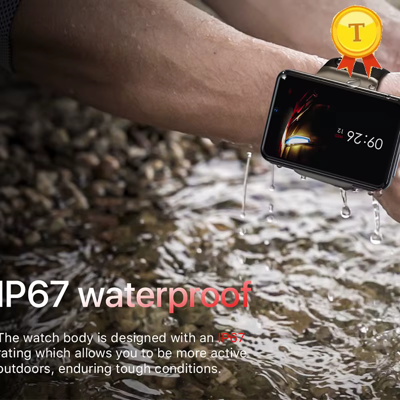 best selling 4G Smartwatch men 2.4G+5G WiFi bluetooth Smart watch 2.41inch Touch Screen Android system 3GB+32GB Dual Camera image 4