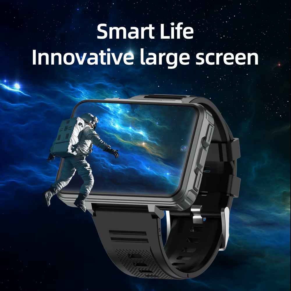 4G Ultra 2.4 inch Large Touch Screen Smart Watch 4G Dual Camera 64GB Storage Face Recognition Unlock 1500mAh Maps Smartwatch Men image 2