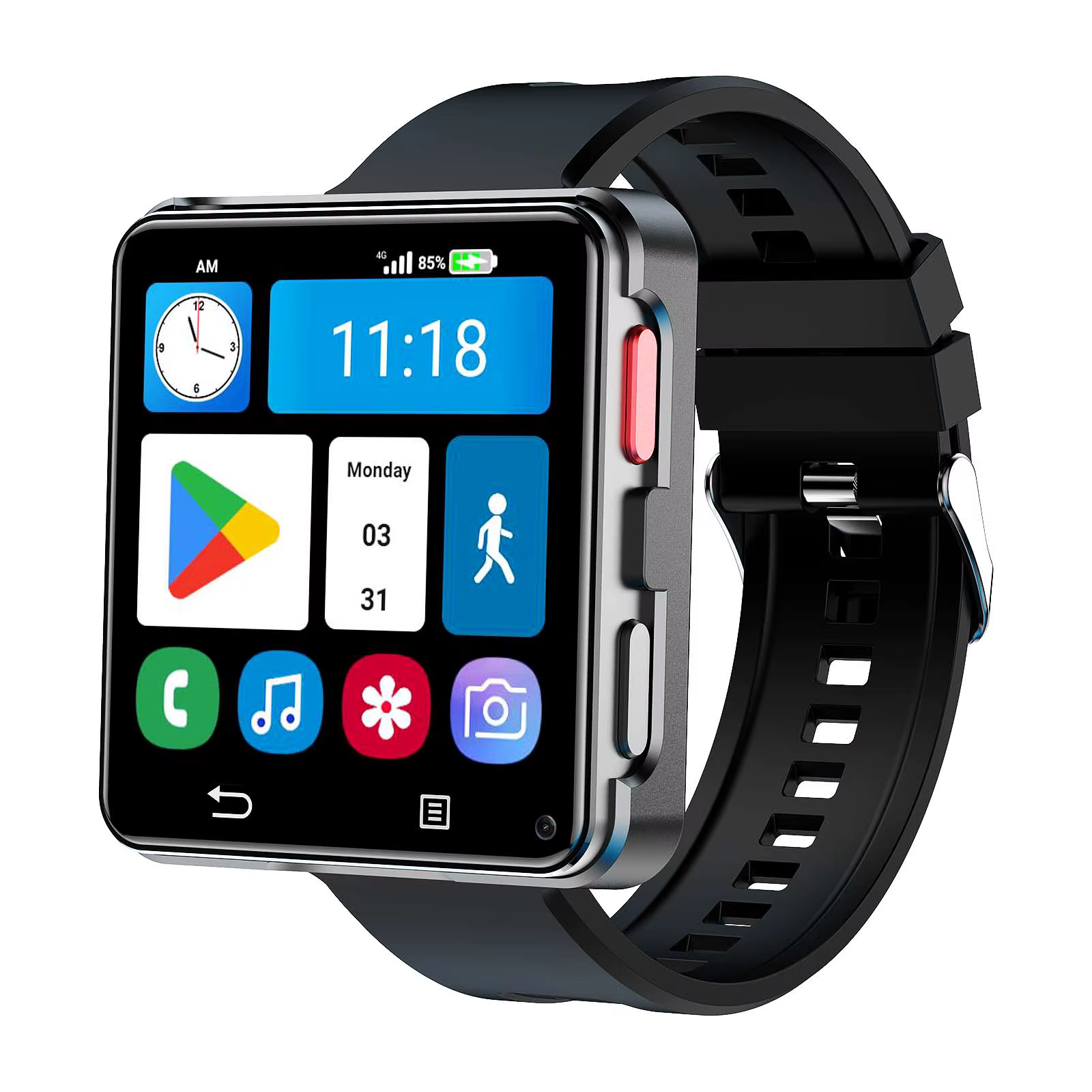 PGD Watch S222 New 4G Sim Card Android Smartwatch GPS WIFI Dual Video Camera Women Men Fashion Hombre Smart Watch image 2