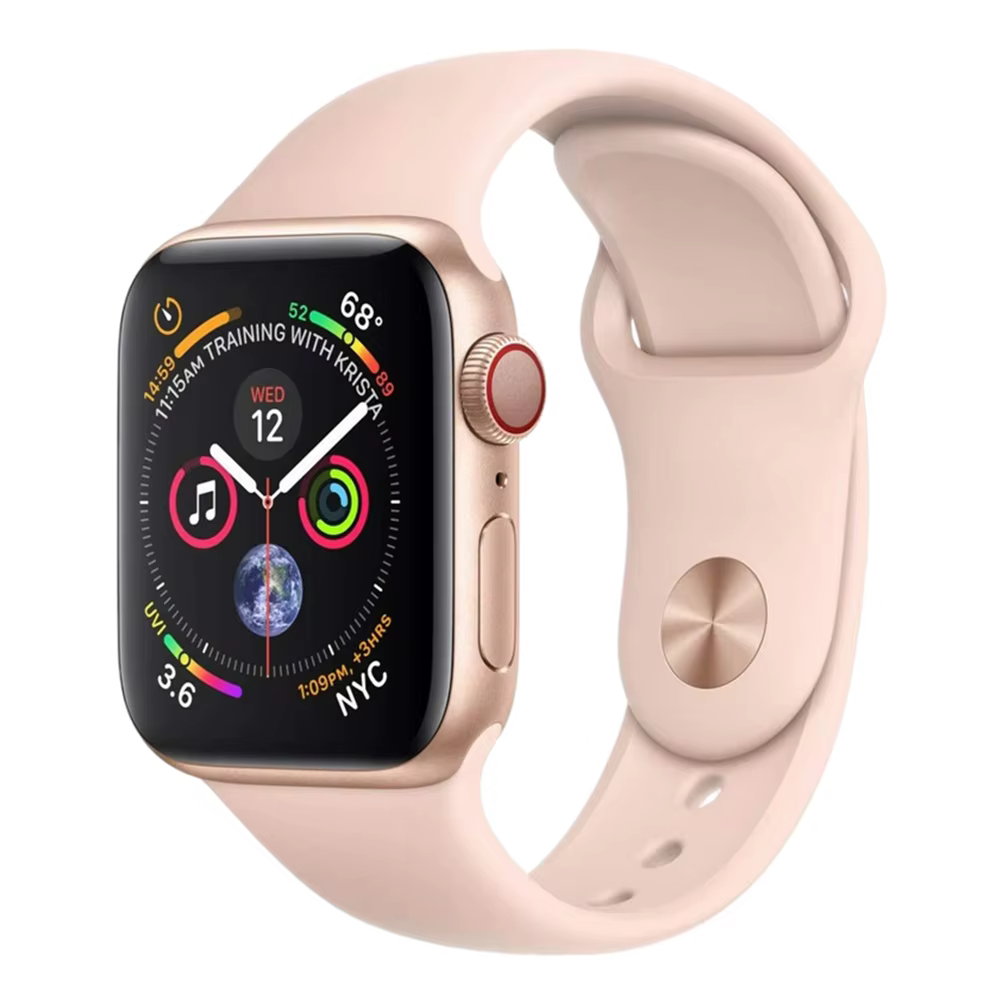 100% Original Apple Watch Series 4 Smartwatch 40MM/44MM GPS Aluminum with Sport Band (Renewed) image 3