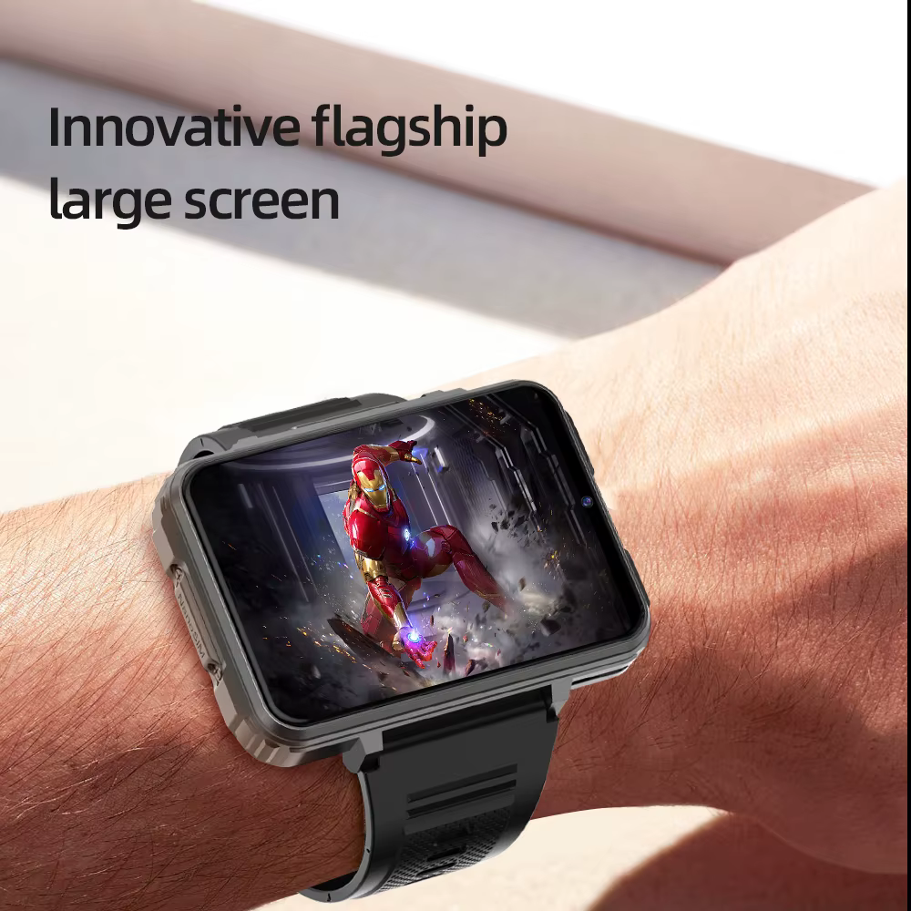 4G Ultra 2.4 inch Large Touch Screen Smart Watch 4G Dual Camera 64GB Storage Face Recognition Unlock 1500mAh Maps Smartwatch Men image 3