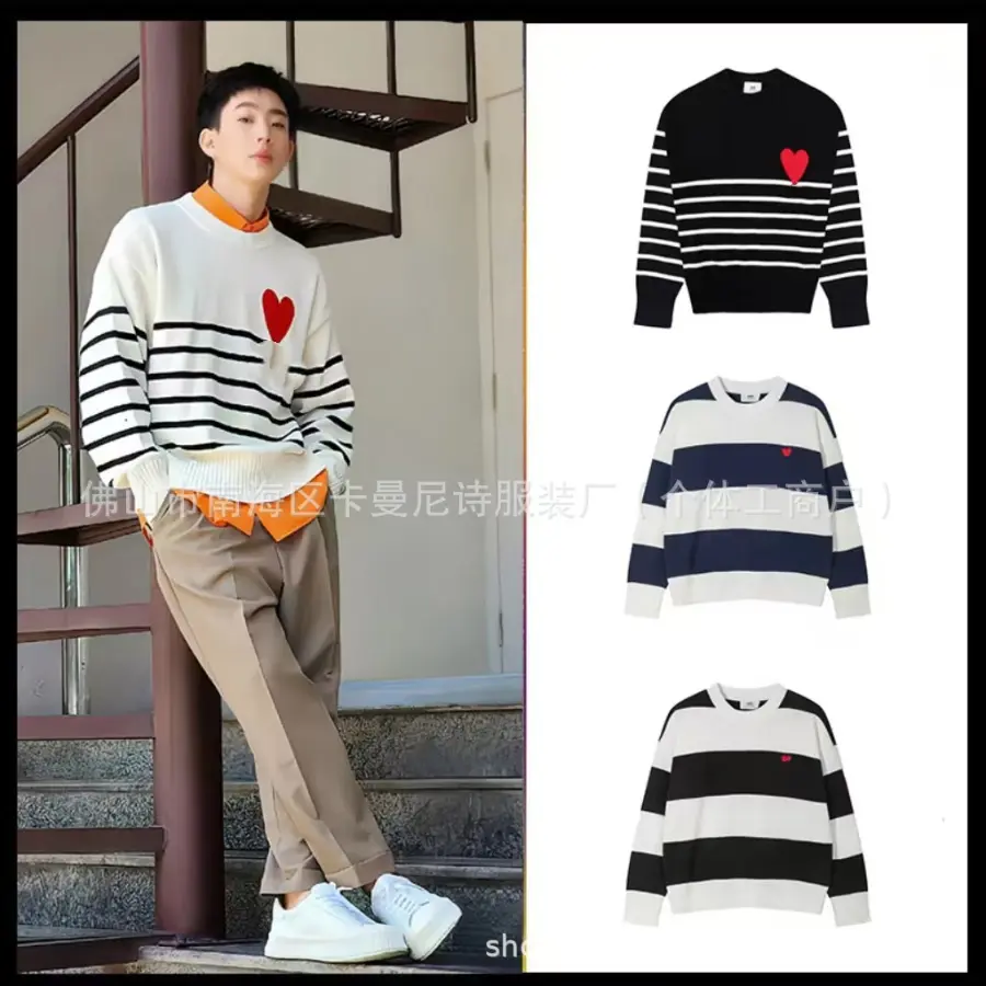 (Cross-border trading), classic sweater, knitted shirt, couple clothing for leisure for beloved image 4