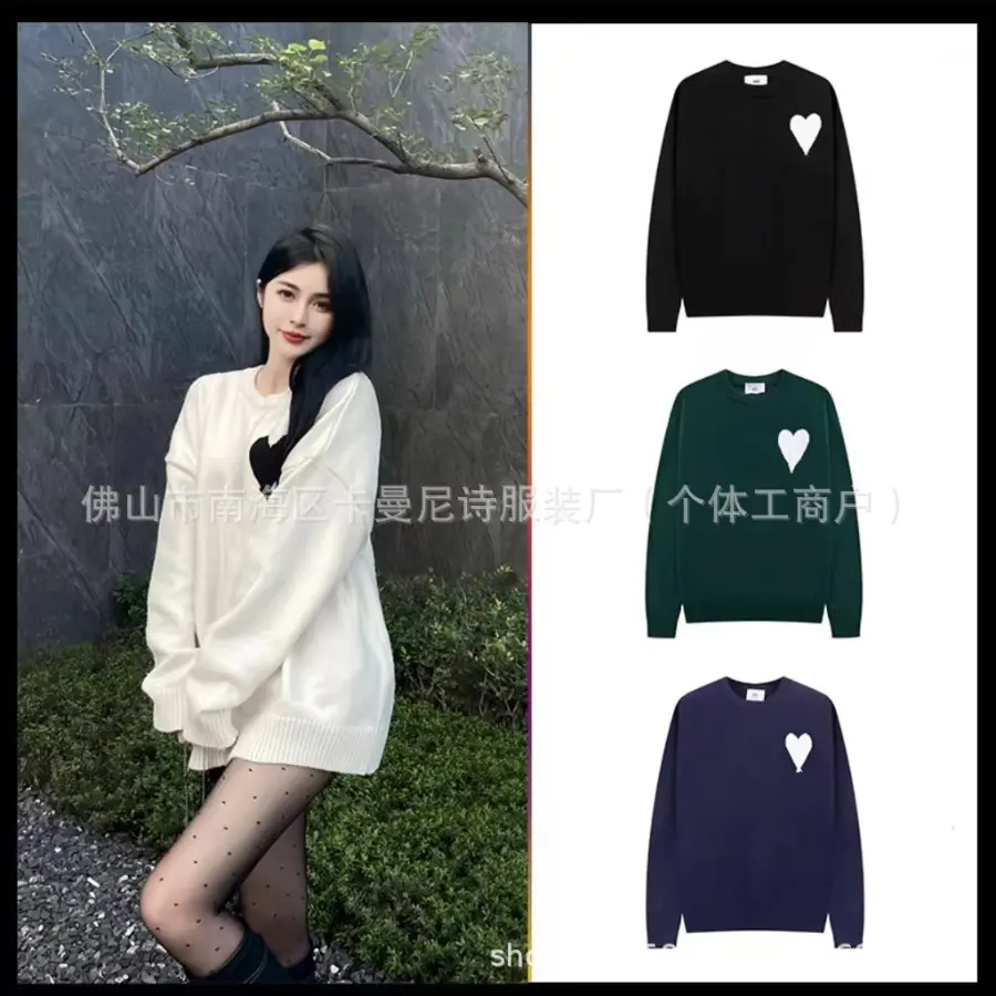 (Cross-border trading), classic sweater, knitted shirt, couple clothing for leisure for beloved image 3