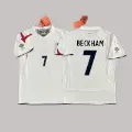 2006 England home print No. 7 Beckham+armband