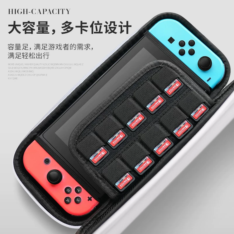 Nintendo Switch storage bag hard -shell SwitchOLED protective suite large capacity full set of handheld bag ns accessories box OLED handle set hard bag lite card box game card bag image 3