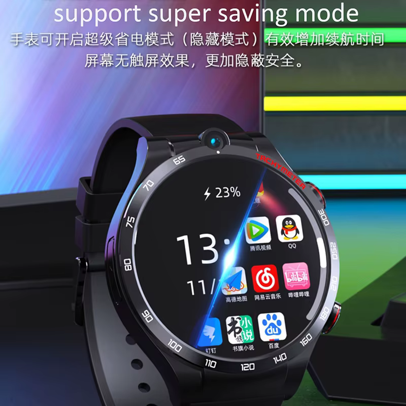 New product Watches Android 10.7 Smart Watch men 4GB ram 128GB rom 4G lte GPS Wifi SmartWatch Smartwatch with Camera Sim image 1