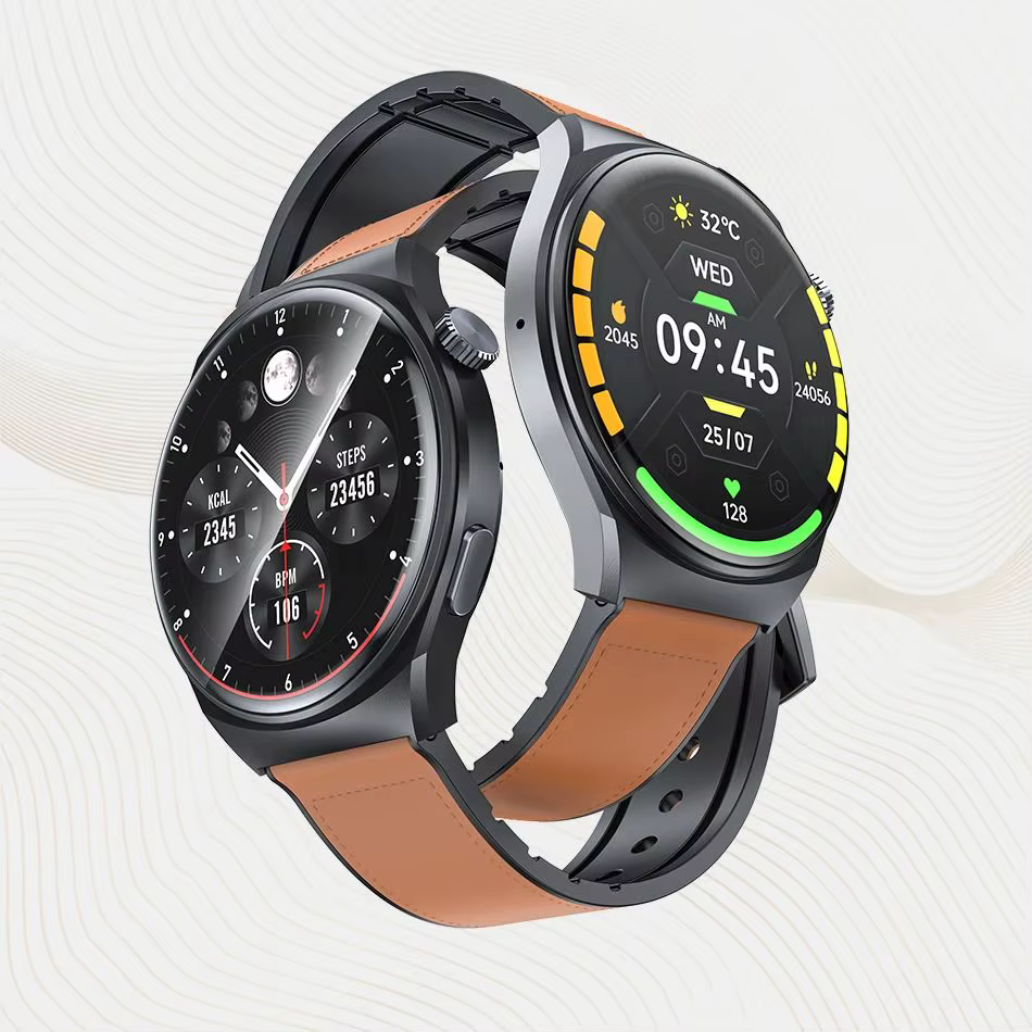 Awei Smartwatch Bluetooth Call Men Sports Fintess Watches Women Custom Wireless Charge Smart Watch for IOS Android Phone image 1