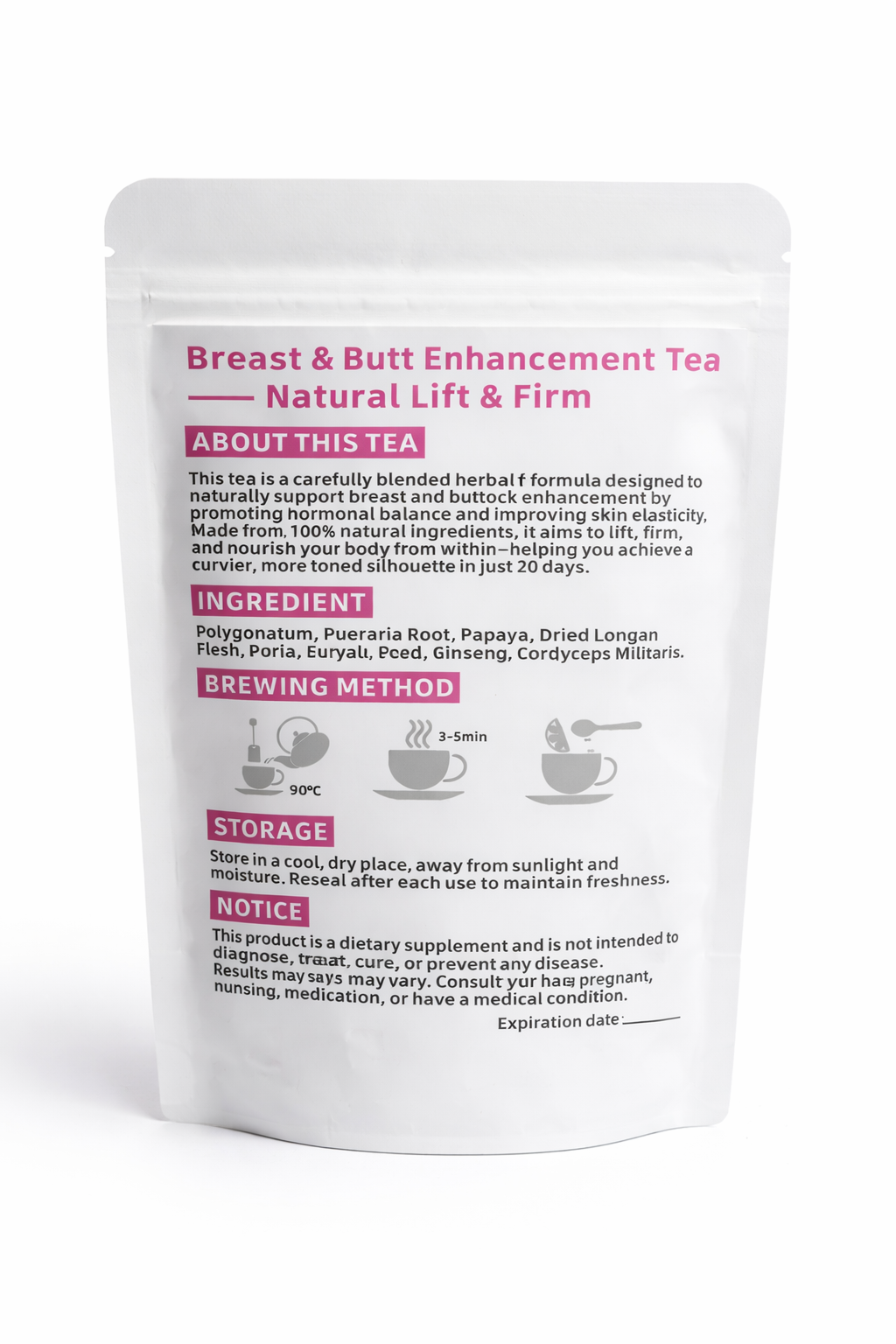 Breast and Butt Enhancement Tea image 2