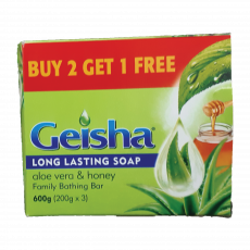 Geisha Green&Honey Soap Vpack 3*200G image 1