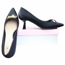 Wh1314-Blck H/Heeled Ladies Shoes(36-41) image 1
