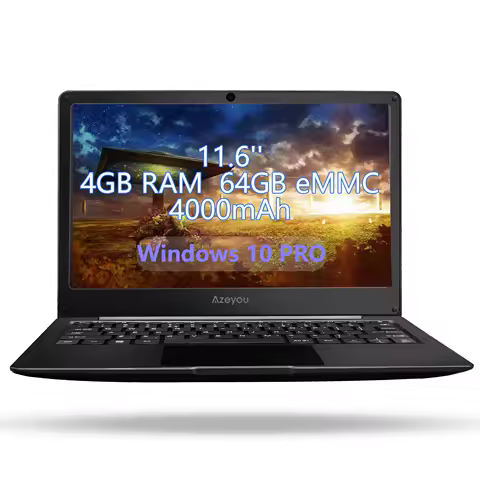 Laptop with 4Gb Ddr4+64Gb Emmc, Expandable to 512Gb Ssd, 11.6inch Display Options, Bluetooth Wifi, HDMI Connection, Supports Tf Card Expansion image 1