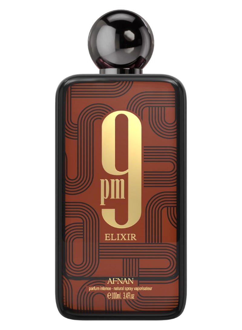 AFNAN 9 PM Elixir Perfume Unisex Parfum Intense,100 ml image 1