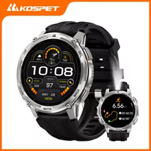 KOSPET TANK T4C Smart & Rugged Watch for Men Military-Grade Body with GPS Health Tracking & On-Wrist Flashlight 5ATM Waterproof image 1