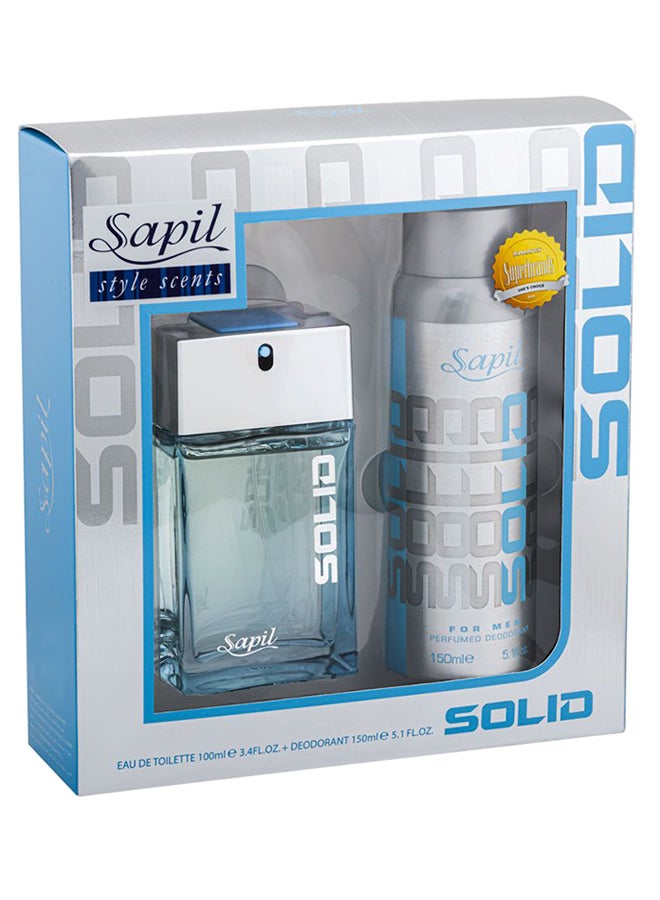 sapil Solid Gift Set Solid EDT (100 ml), Solid Deodorant (150 ml) image 2