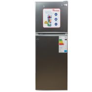 128 LITERS DOUBLE DOOR DIRECT COOL FRIDGE, TITAN STEEL- RF/177 image 1