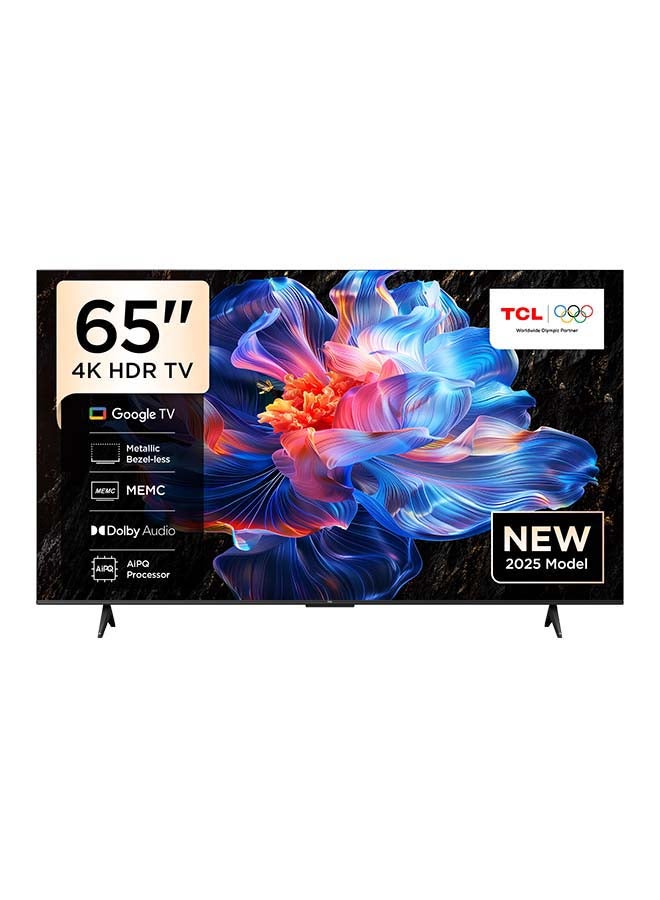 65-Inch P6K LED 4K UHD HDR Smart TV |Google TV, 60Hz, HDR 10, AiPQ Processor, Dolby Audio, MEMC, HDMI 2.1, Bluetooth 5.2, WiFi 5, Bezel-less Design, (2025 Model) 65P6K Black image 1