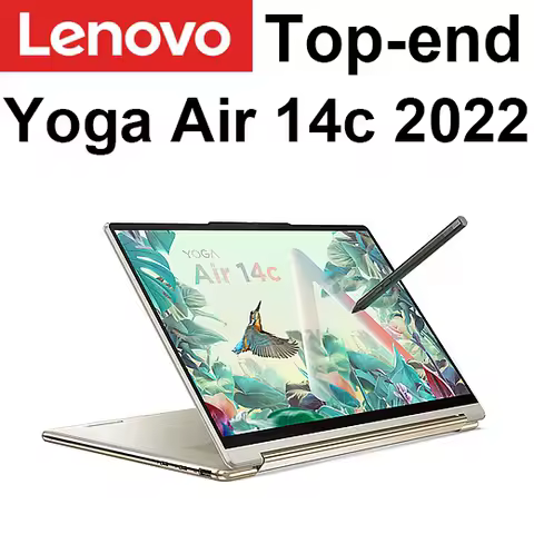 Ｈigh-end Lenovo Yoga Air 14c 2022 Laptop With i7-1280P Xe Graphics LPDDR5 1TB SSD ThunderBolt 14 Inch 2880X1800 Touch Display image 1