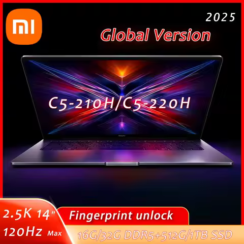 Xiaomi Redmi Book 14 2025 Laptop Intel Core 5 220H/210H Processor 16G/32G DDR5+512G/1T SSD 14inch Notebook Office Ultrabook PC image 1
