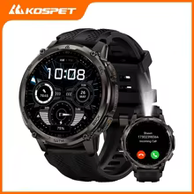 KOSPET TANK T4C Men's Military Smartwatch Rugged GPS Watch with Flashlight 5ATM Waterproof & All-Day Health Tracking image 1