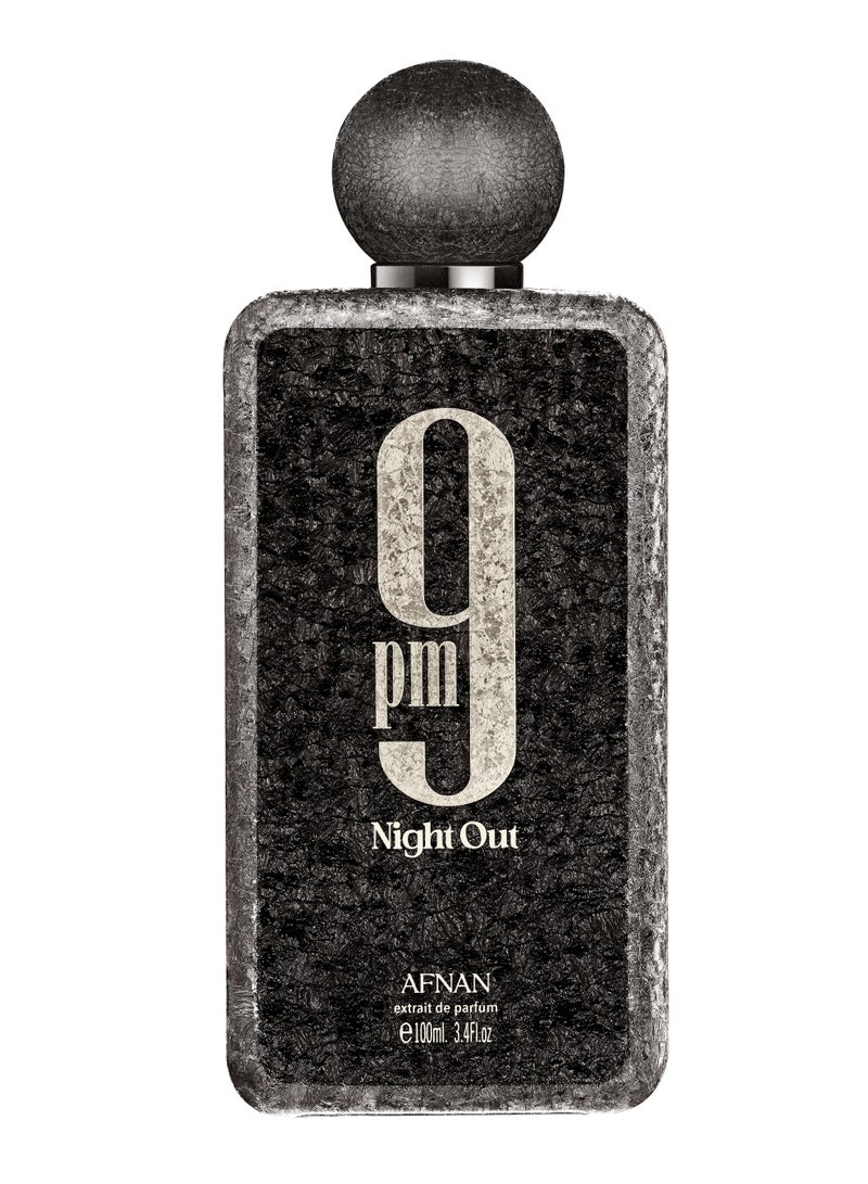 AFNAN 9 Pm Night Out Unisex, Extrait De Parfum, 100 ML image 1