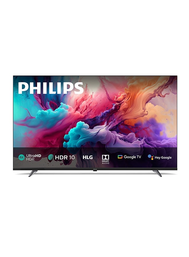 65 Inch 4K Ultra HD Smart Google TV with Voice Control ,Dolby Vision ,Dolby Audio , HDR10, with built-in Google Assistant (2025 Model) 65PUT7330/56 PHILIPS Black image 1