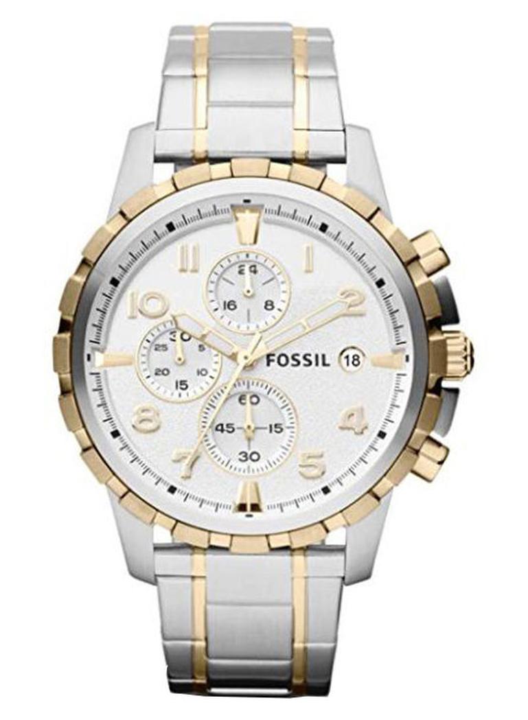 Men's Dean Chronograph Watch FS4795 - 45 mm - Silver/Gold