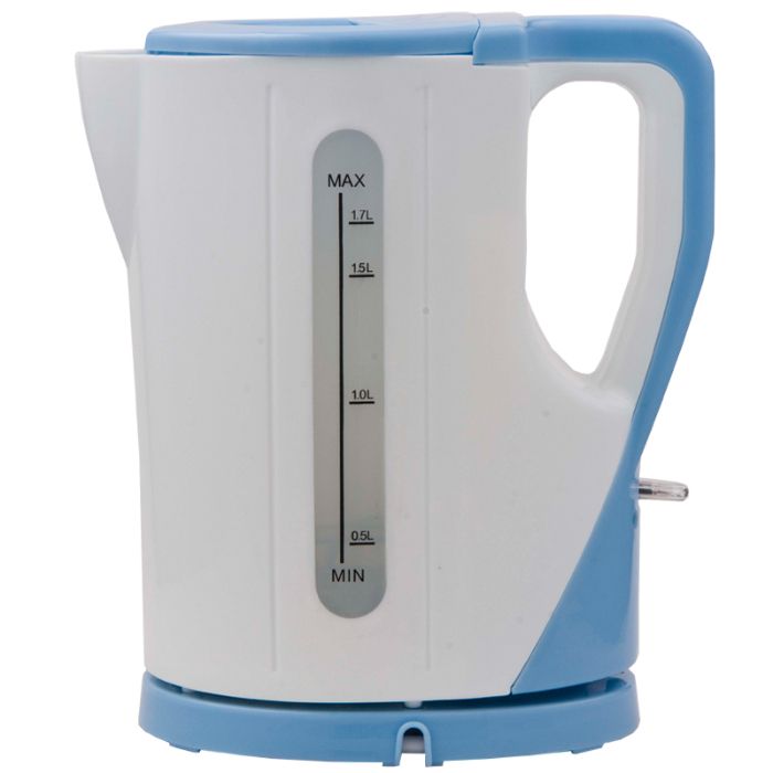 CORDLESS ELECTRIC KETTLE 1.7 LITERS WHITE AND BLUE- RM/325