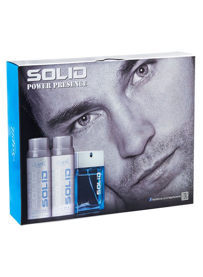 sapil Solid Gift Set Solid EDT (100 ml), 2 x Solid Deodorant (150 ml) image 3