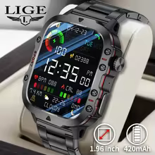 2026 Rugged Military Smart Watch Men Outdoor Watches lP68 Waterproof 2.01" Al Voice Bluetooth Call Smartwatch For Android lOS image 1